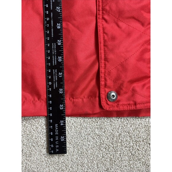 Vintage 90s Descente Oversized Ski Shell Jacket Red Missing Sz Tag Fits XL/2XL - Picture 12 of 16